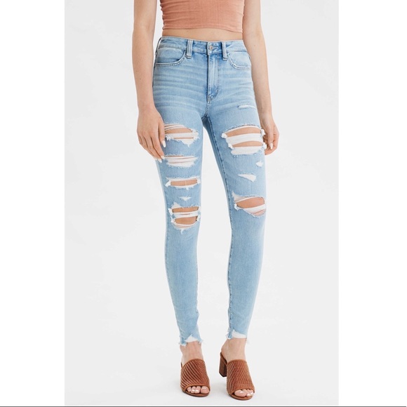 American Eagle Outfitters Denim - American Eagle curvy highest rise jogging jeans
